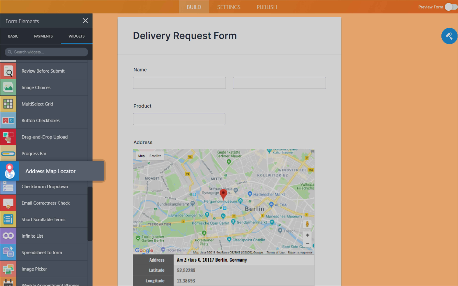 Address Map Locator Screenshot 2