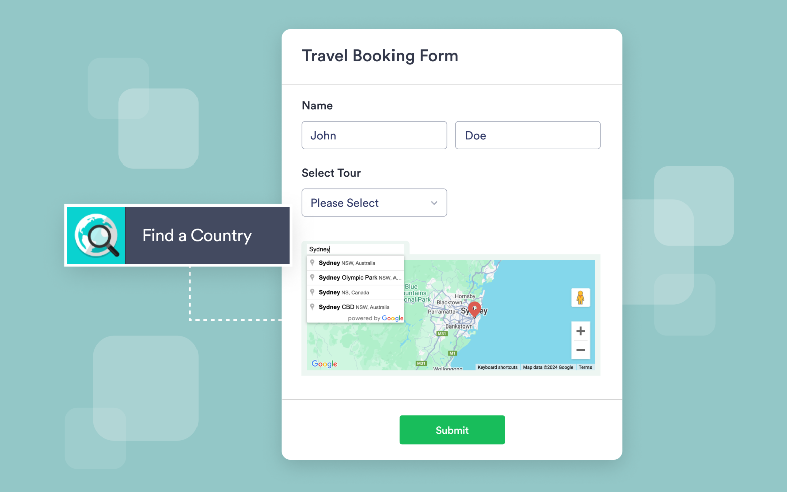 Find a Country Screenshot 1