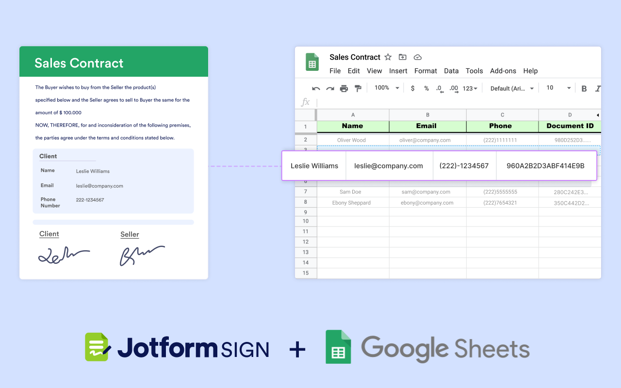 Google Sheets Screenshot 1