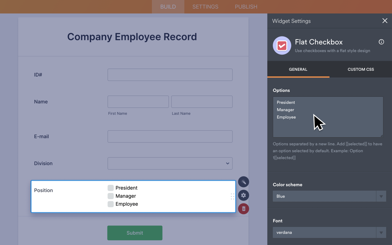 Flat Checkbox Screenshot 3