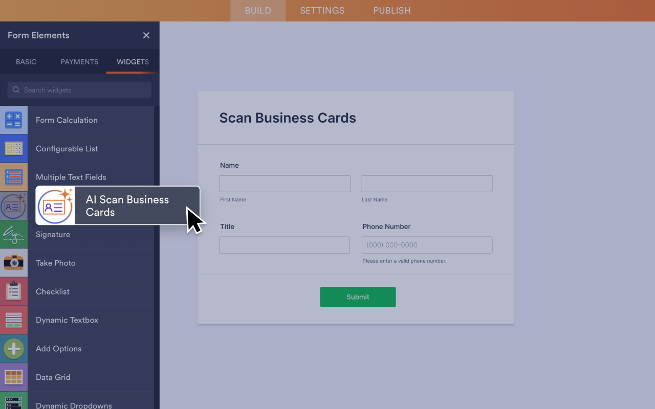 AI Scan Business Cards Screenshot 2