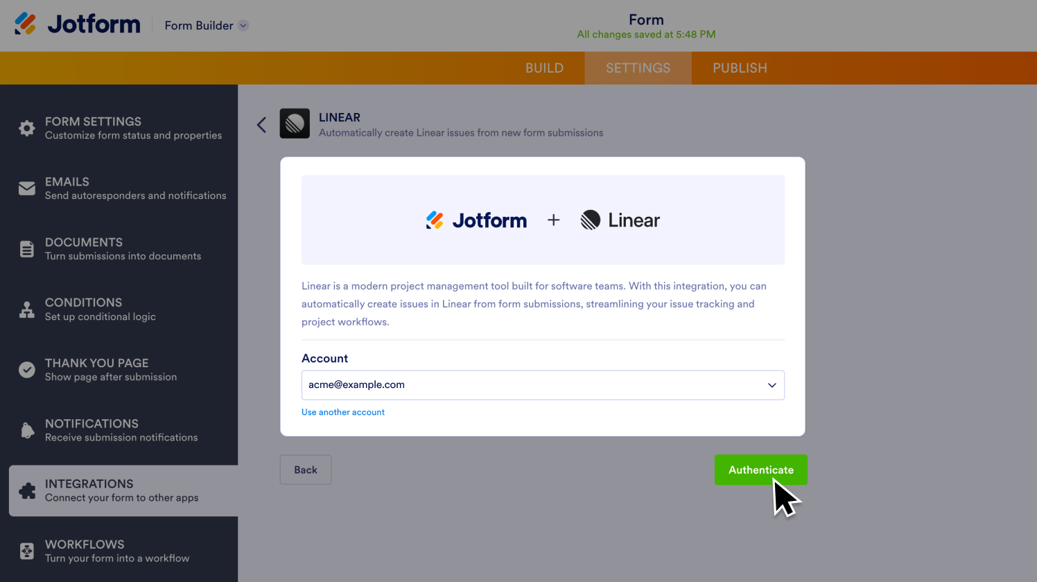 Linear Screenshot 3