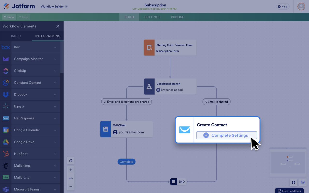 GetResponse Screenshot 3