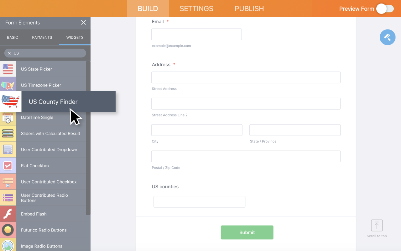 US County Finder Screenshot 2