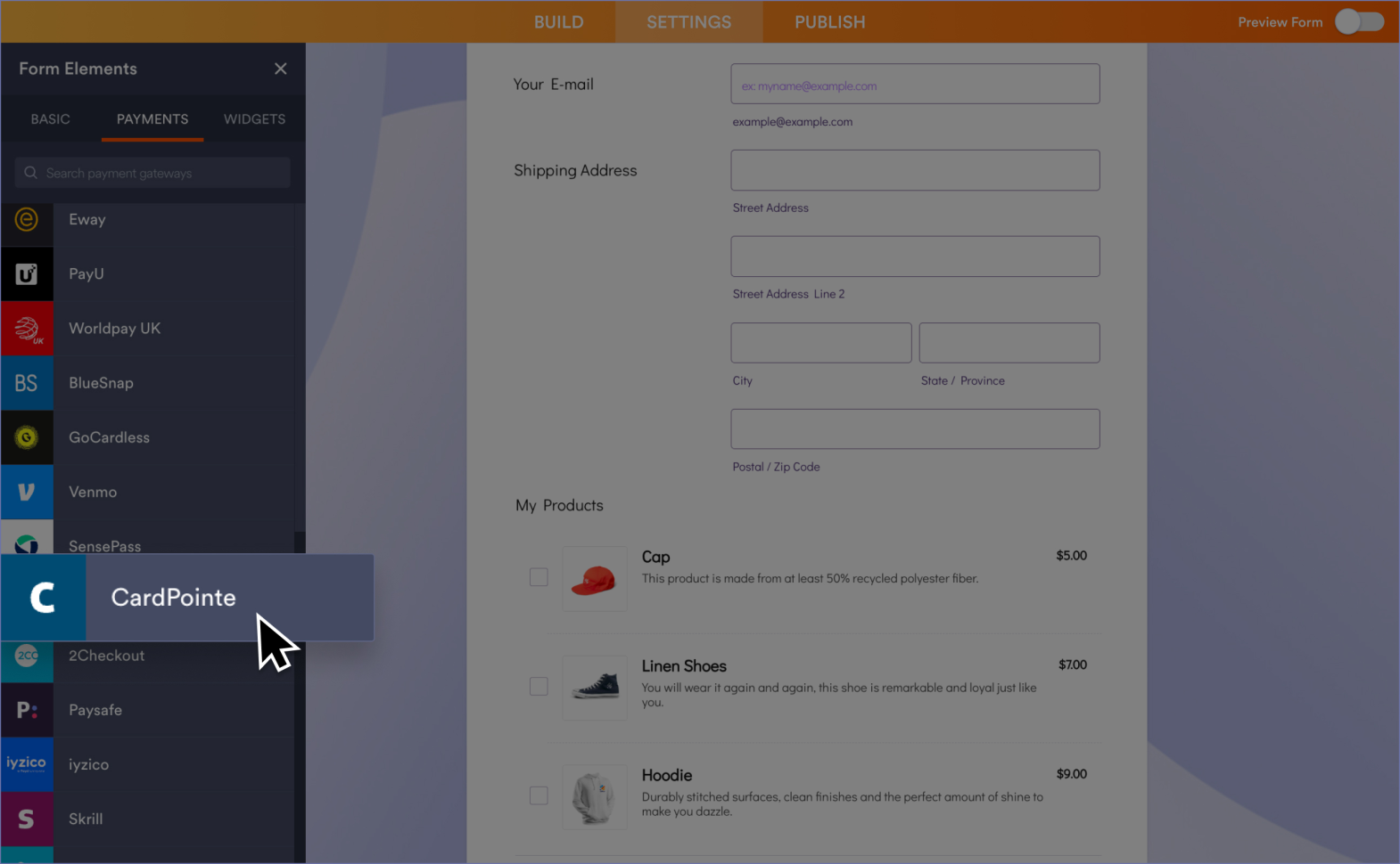 CardPointe Integration Screenshot 2