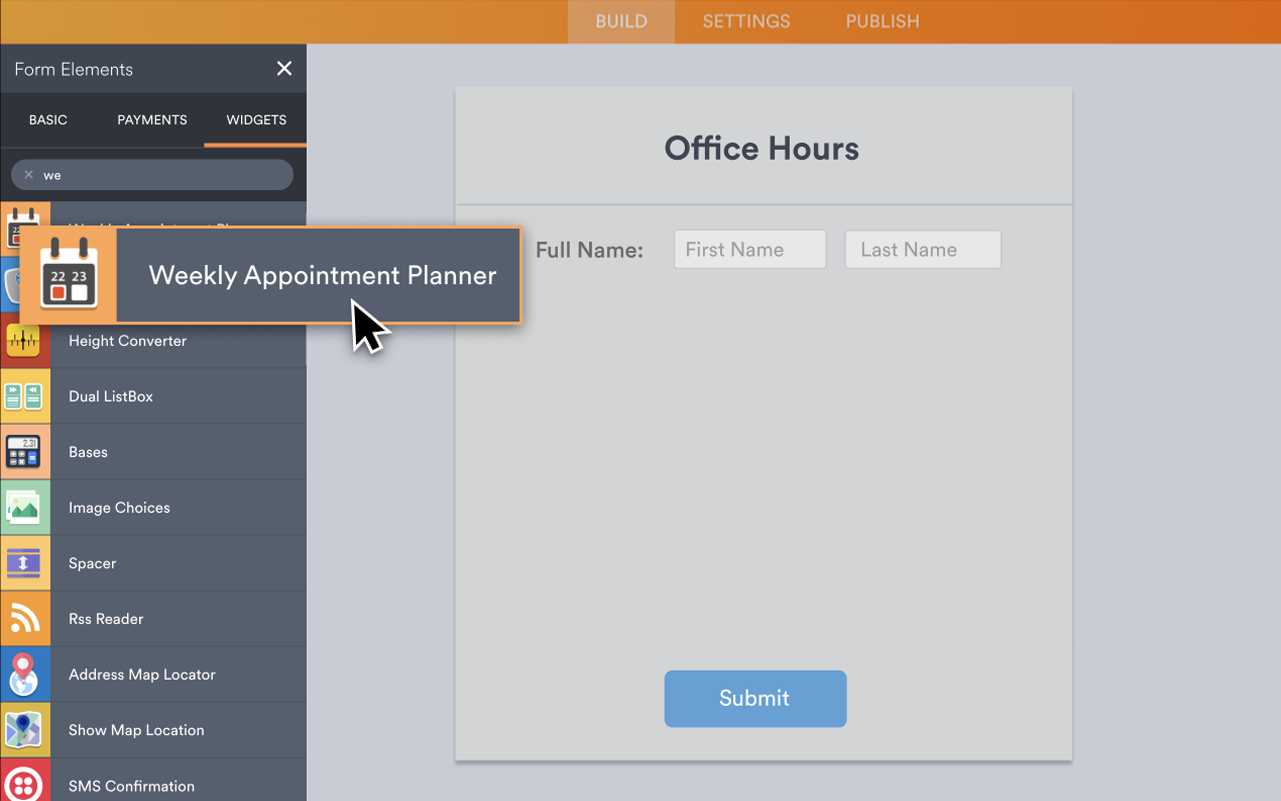 Weekly Appointment Planner Screenshot 2