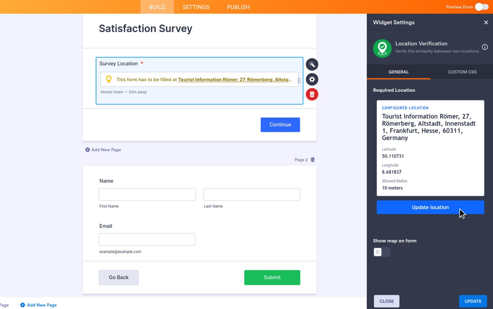 Location Verification Screenshot 3