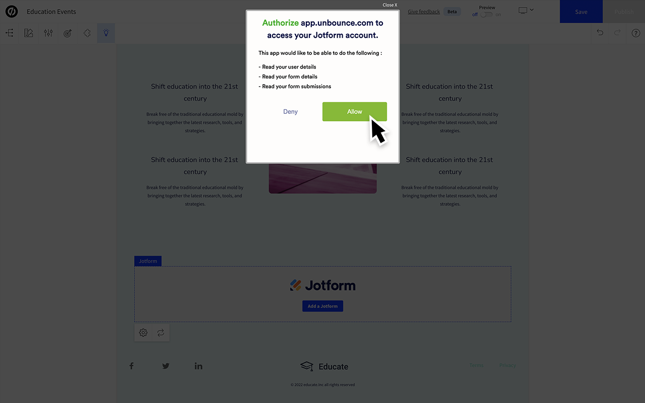 Unbounce Screenshot 4