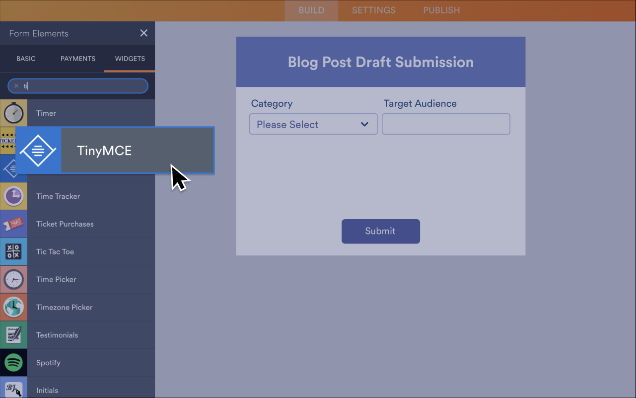 TinyMCE Screenshot 2