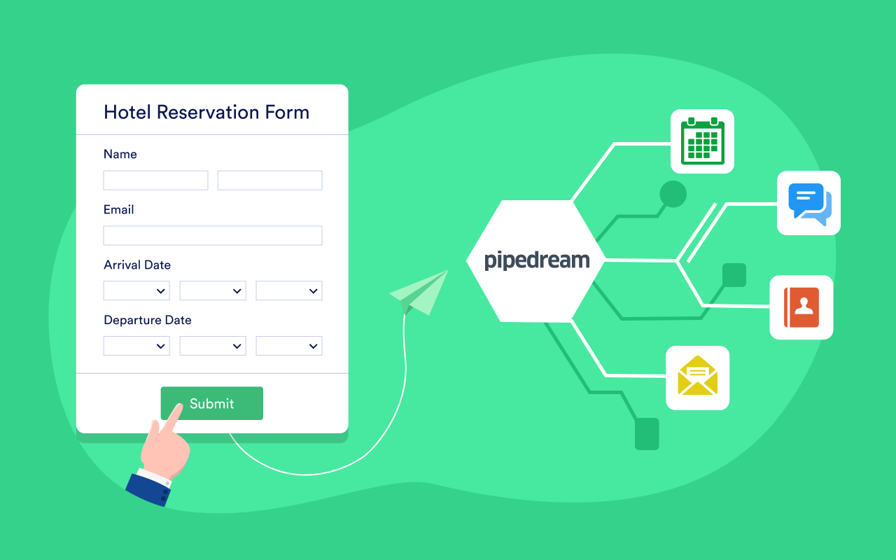 Jotform Pipedream Integration | Log in and integrate Pipedream with Jotform