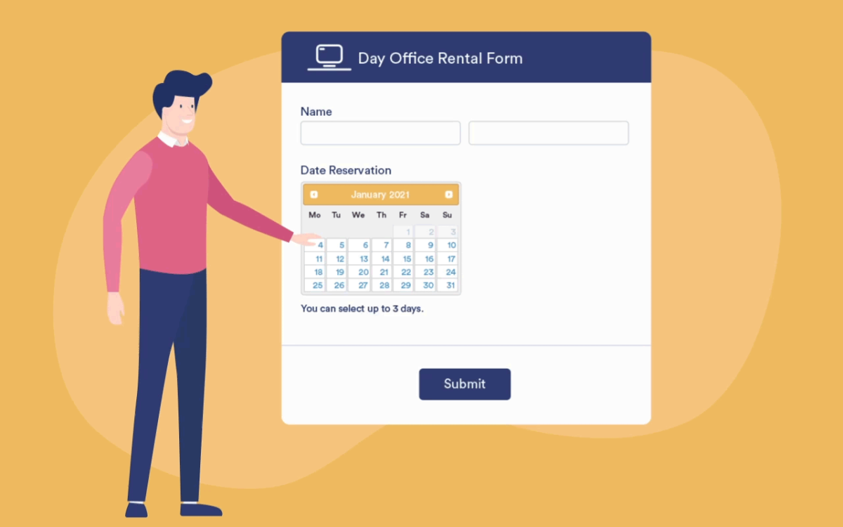 Date Reservation - Form Widgets | Jotform