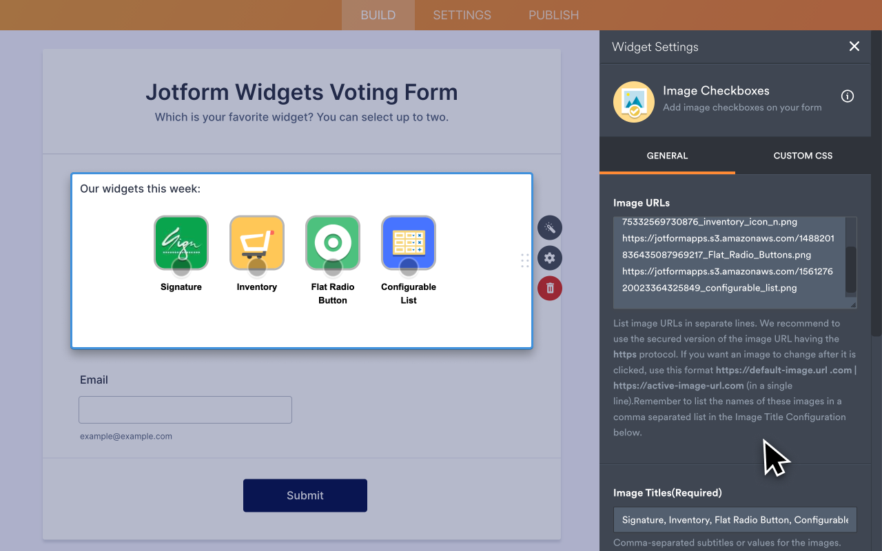 Image Checkboxes Screenshot 3