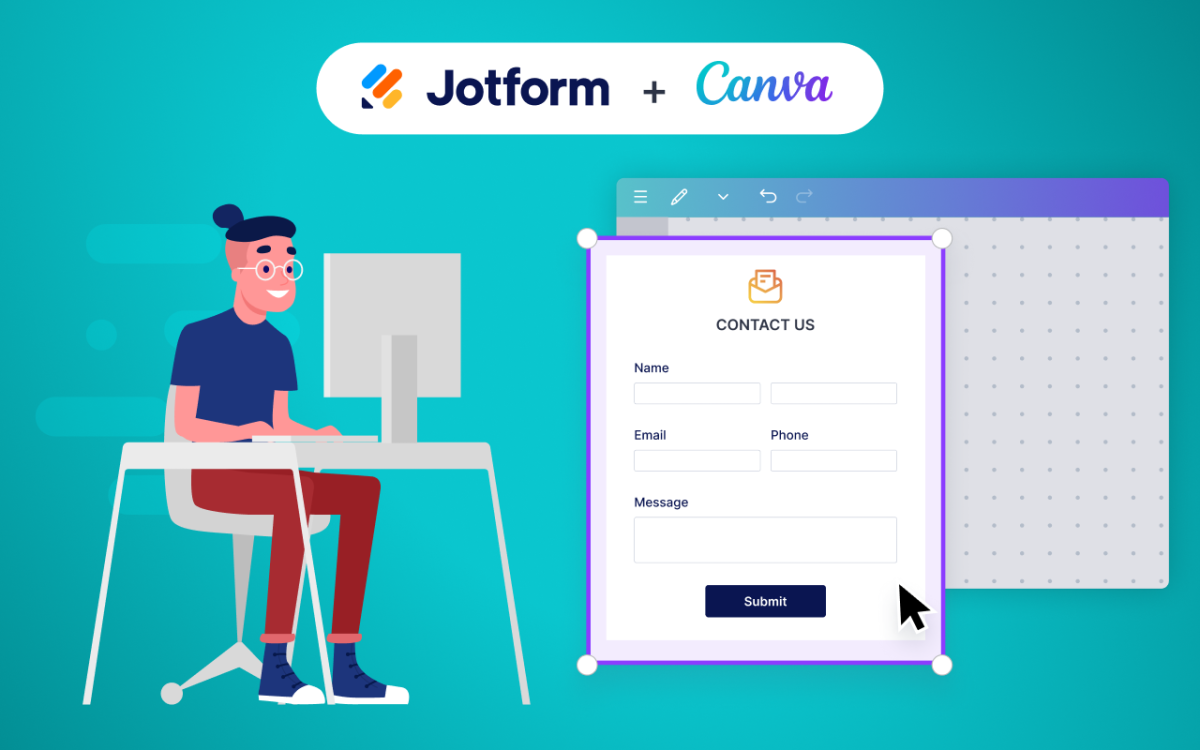 Jotform canva integration cms integrations