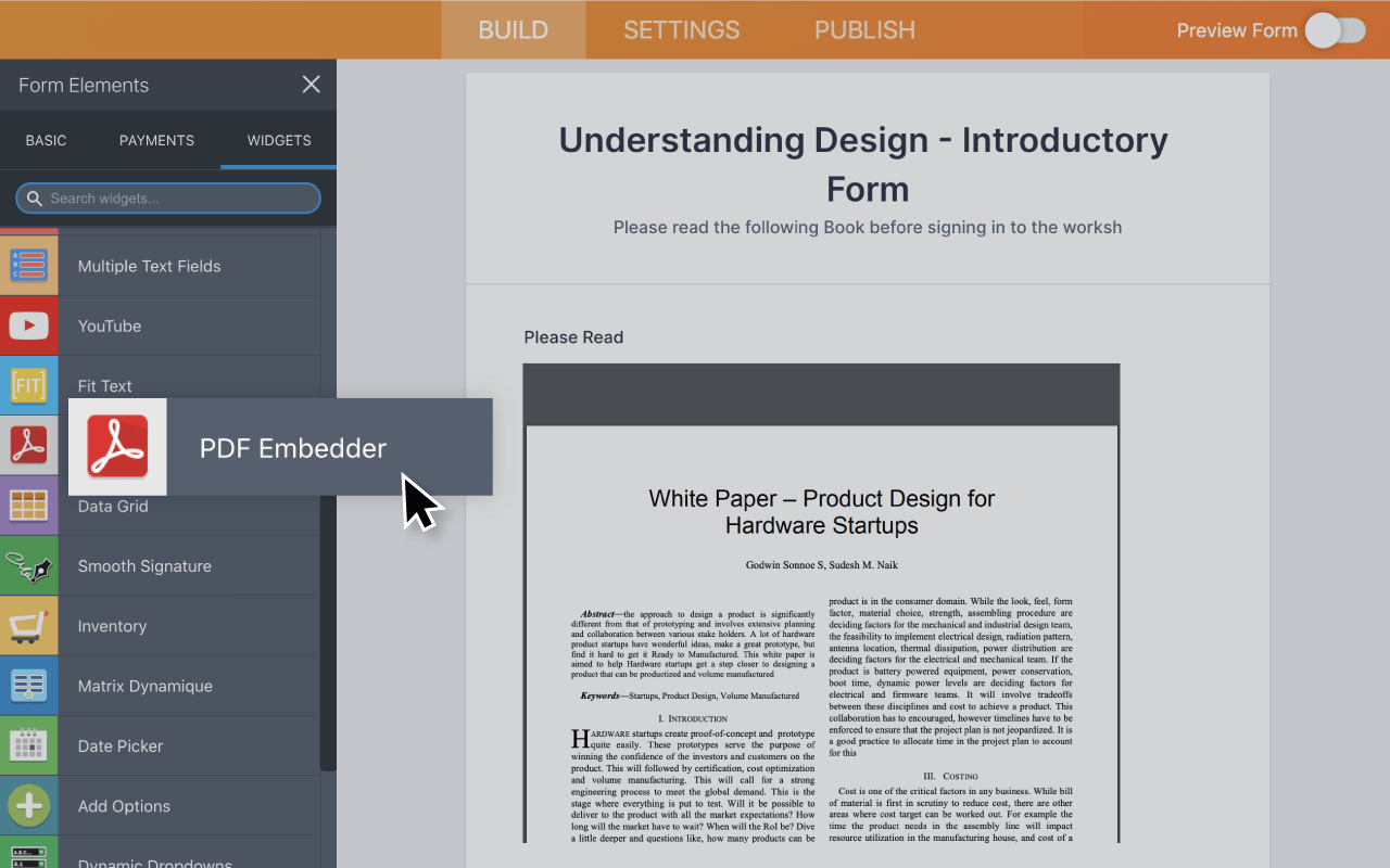 PDF Embedder Screenshot 1