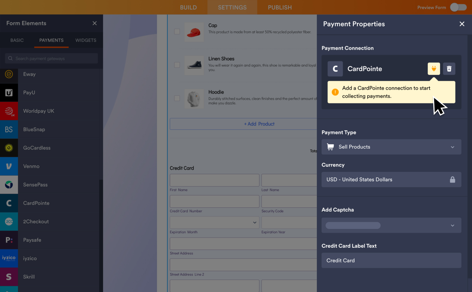 CardPointe Integration Screenshot 3