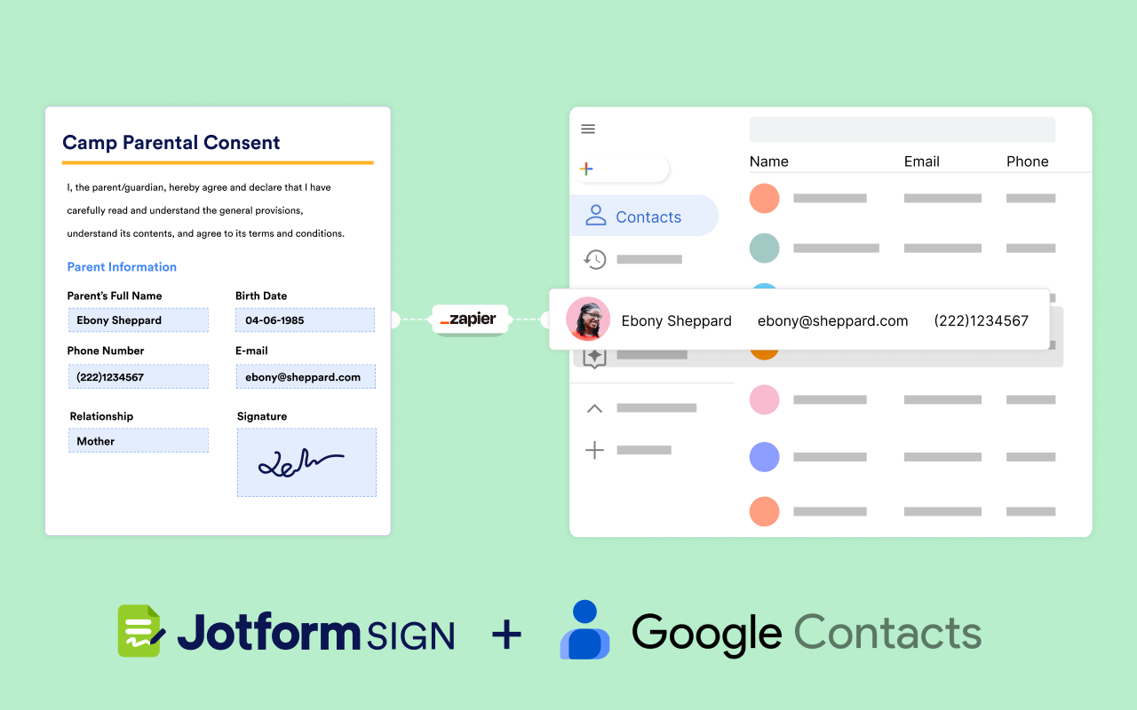 Google Contacts Screenshot 1