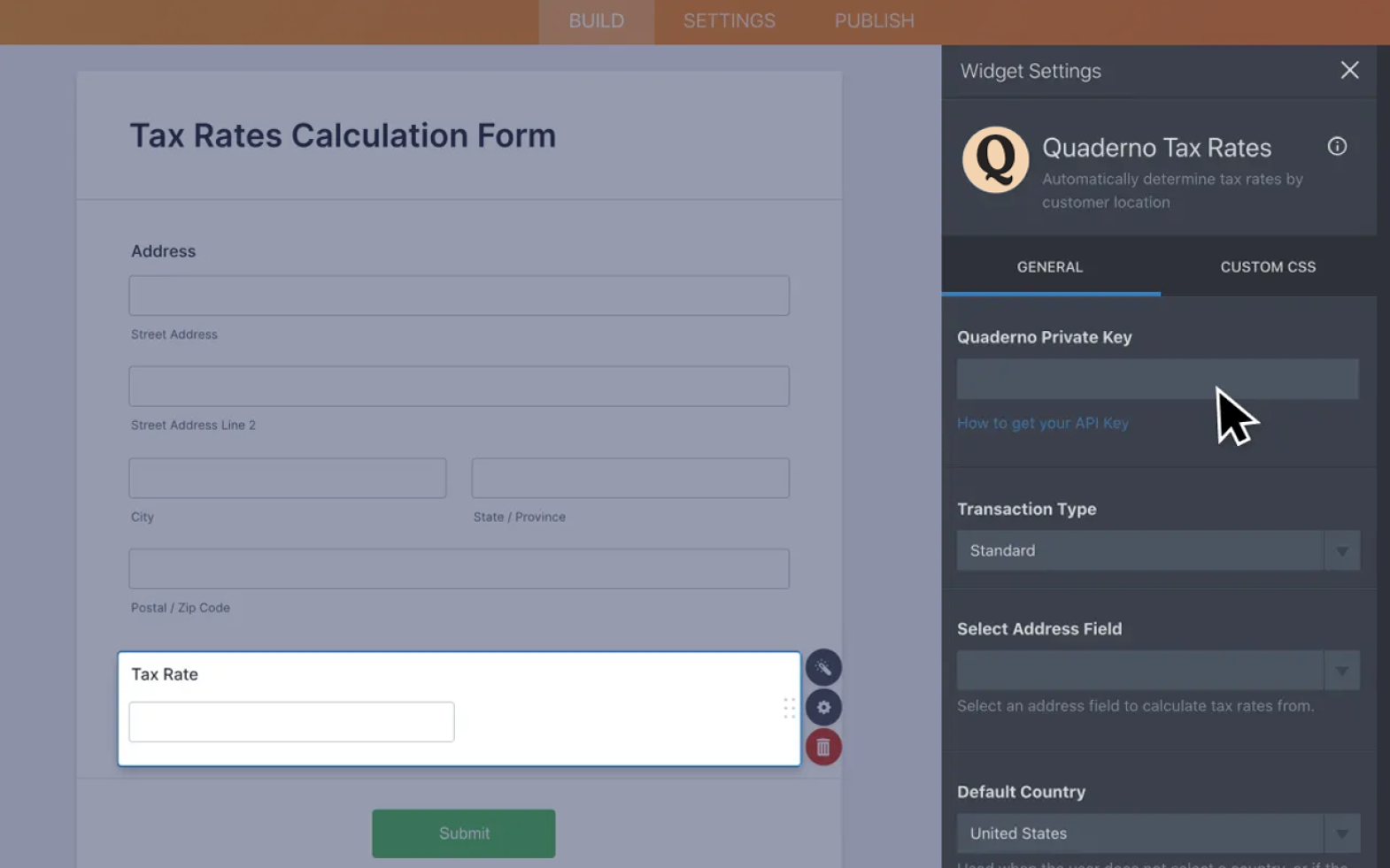 Quaderno Tax Rates Screenshot 3