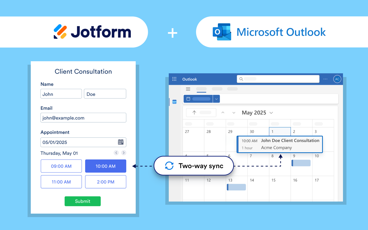 Outlook Calendar Screenshot 1