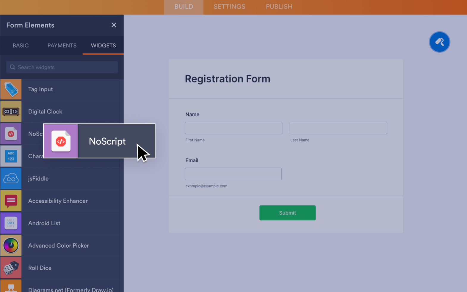 NoScript Screenshot 2