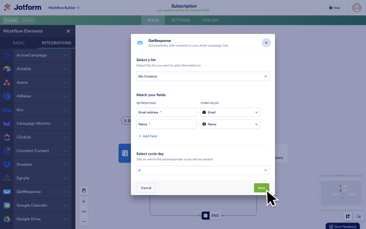 GetResponse Screenshot 4