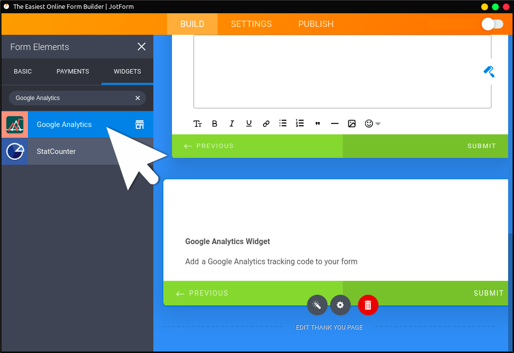 Google Analytics Screenshot 1