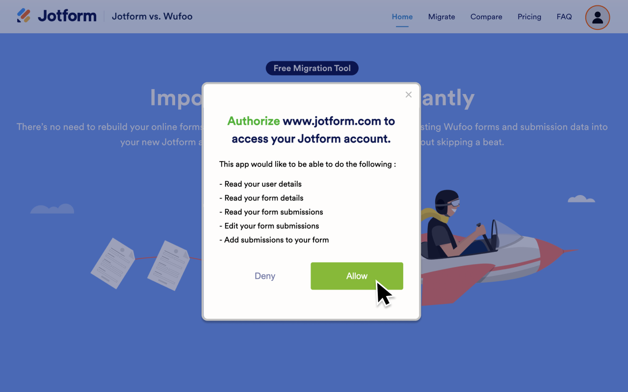 Migrate from Wufoo™ Screenshot 2