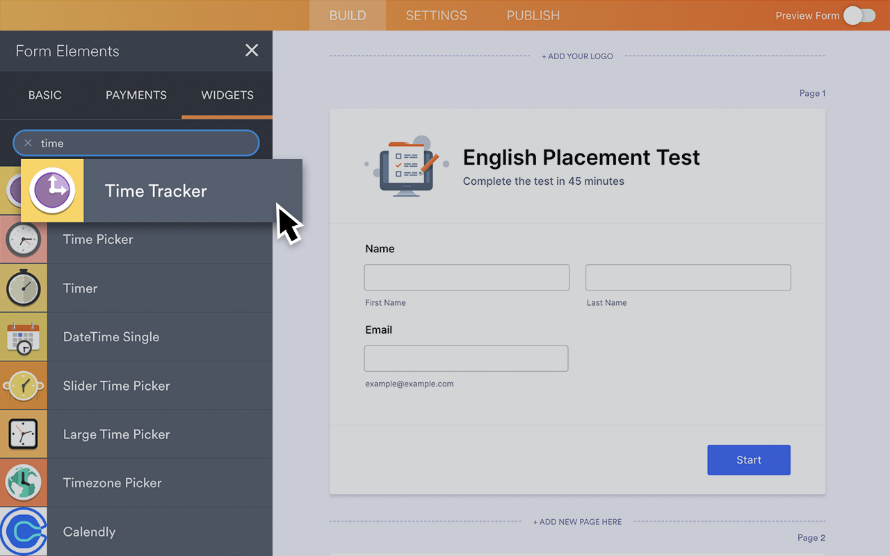 Time Tracker Screenshot 2