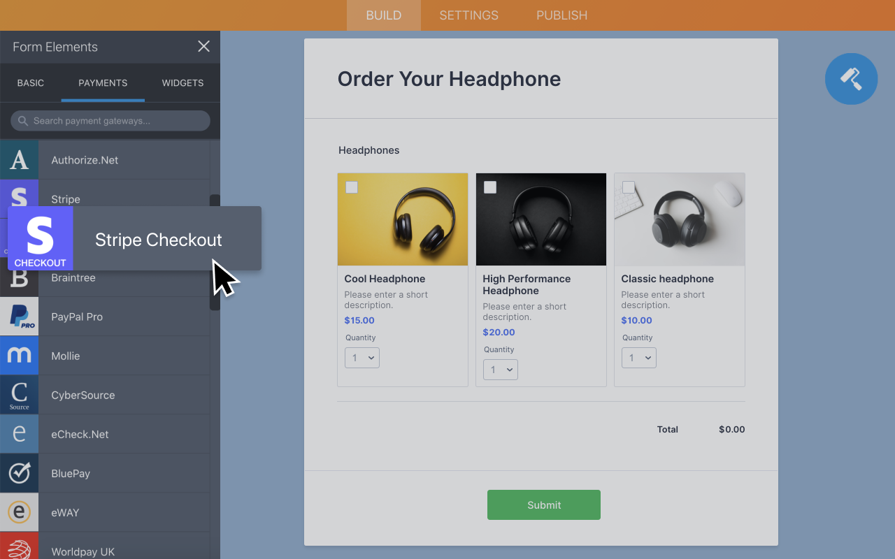 Stripe Checkout Screenshot 2
