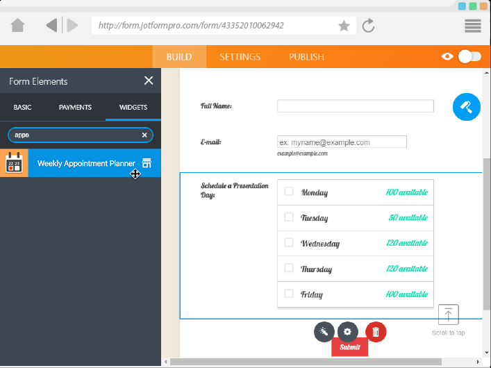 Weekly Appointment Planner V2 0 Screenshot 4