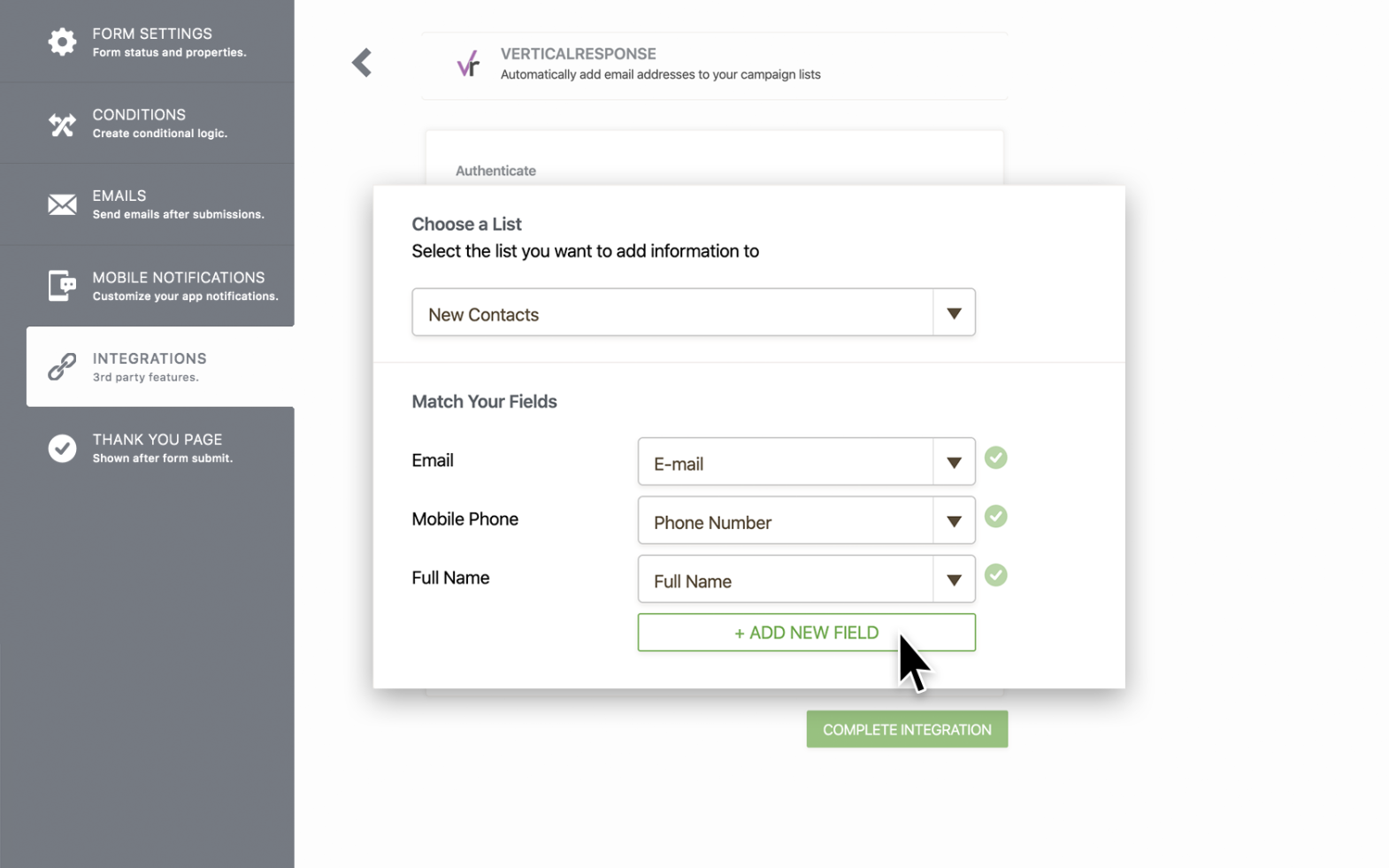 VerticalResponse Screenshot 3