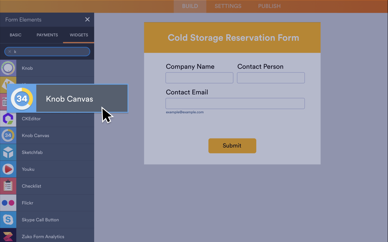 Knob Canvas Screenshot 2