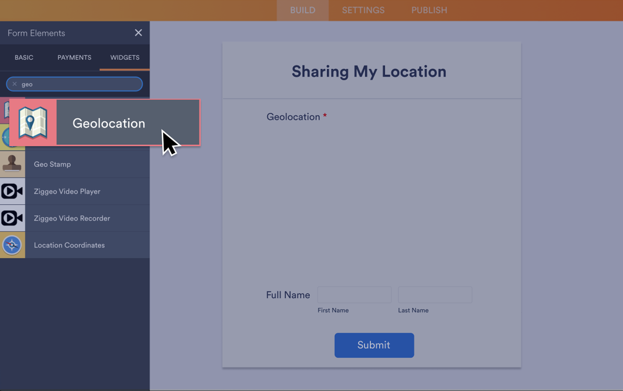 Geolocation Screenshot 2