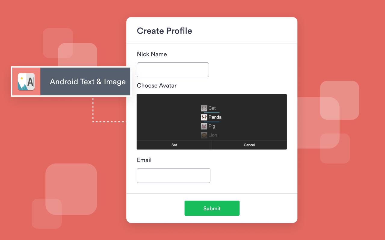 Android Text & Image Screenshot 1