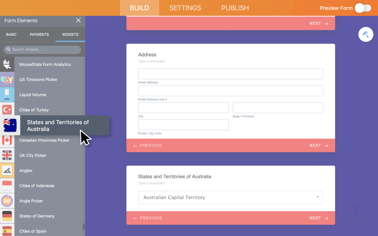 States and Territories of Australia Screenshot 2