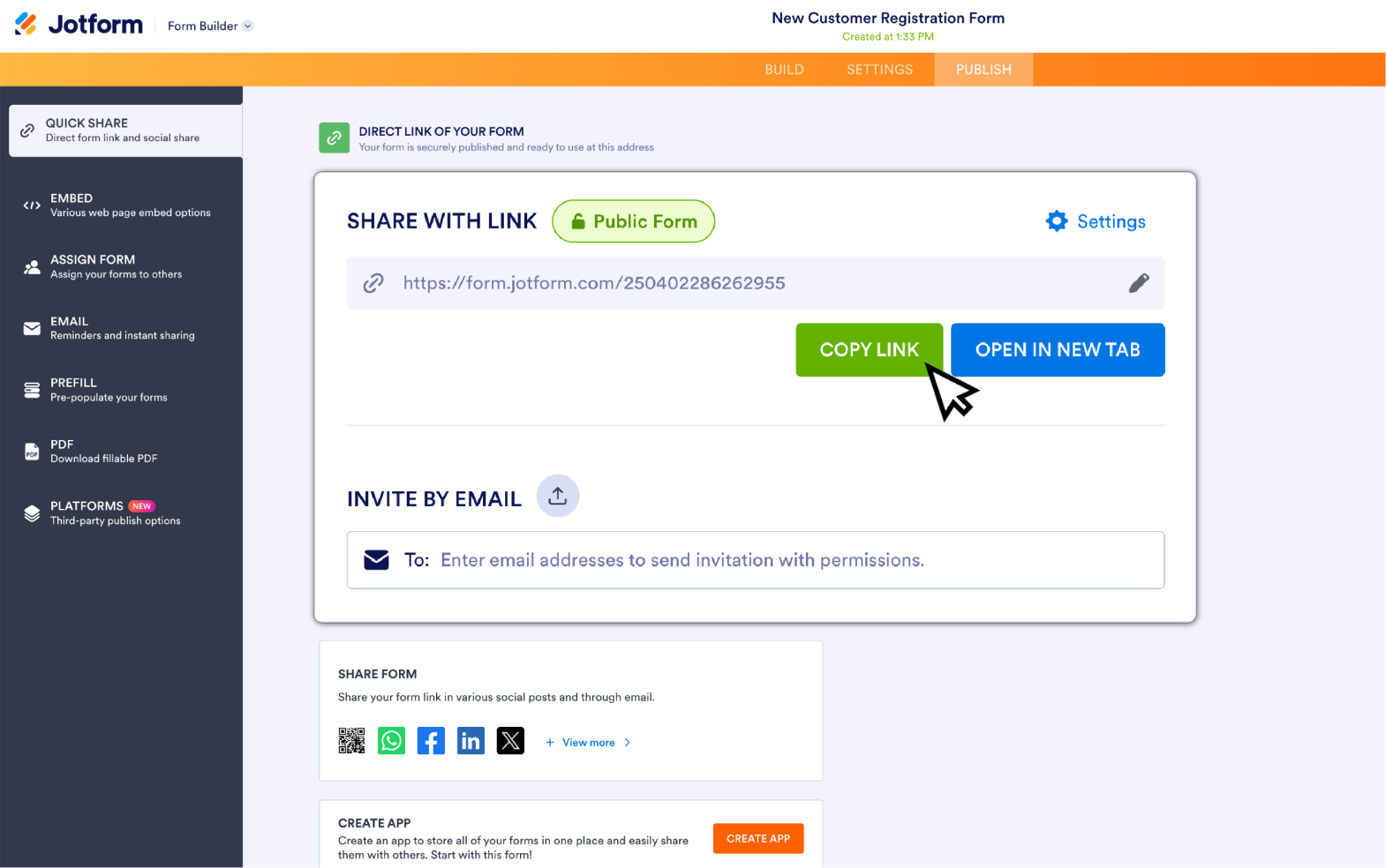 Clinked Client Portal Screenshot 3