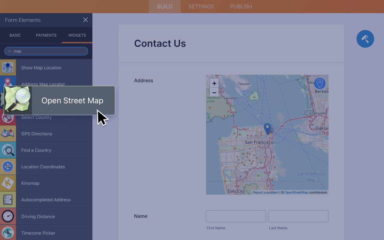 Open Street Map Screenshot 2