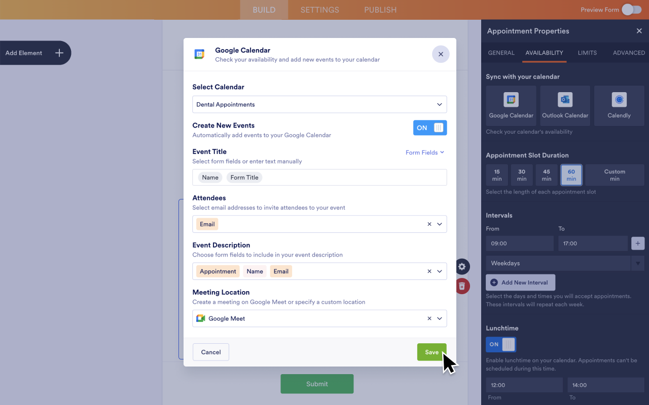 Google Calendar Screenshot 3