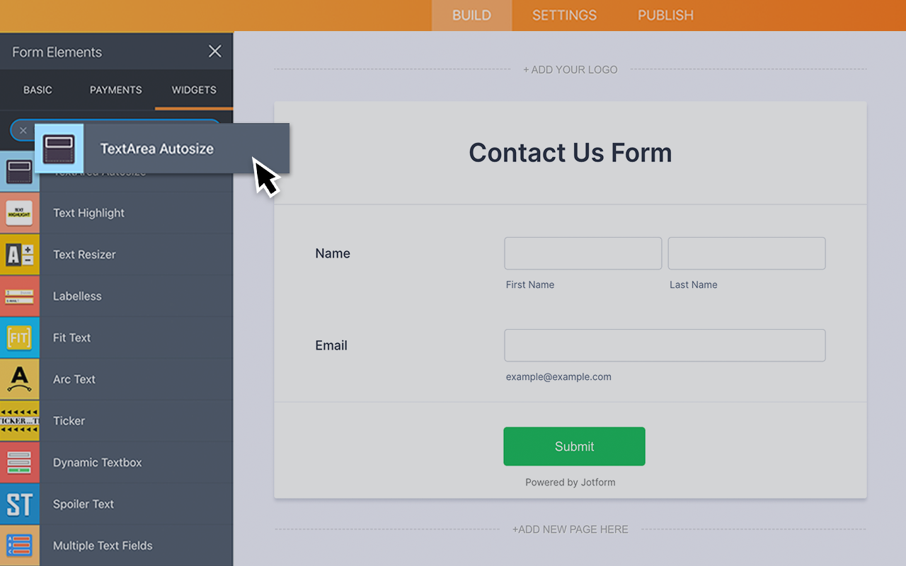 TextArea Autosize Screenshot 2