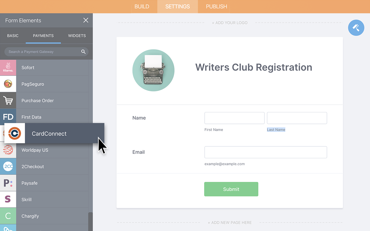 CardConnect Integration Screenshot 2