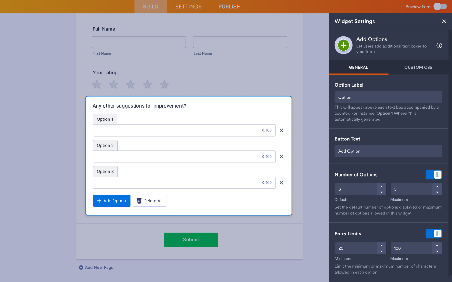 Add Options Screenshot 3