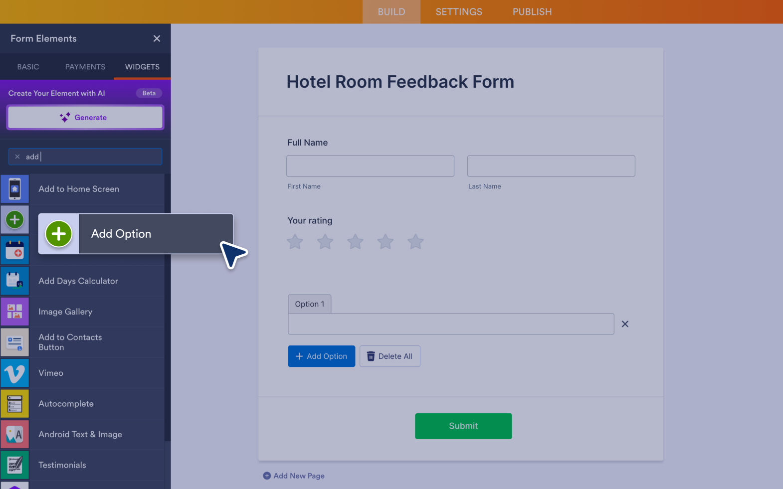 Add Options Screenshot 2