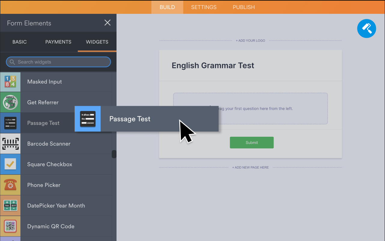 Passage Test Screenshot 2
