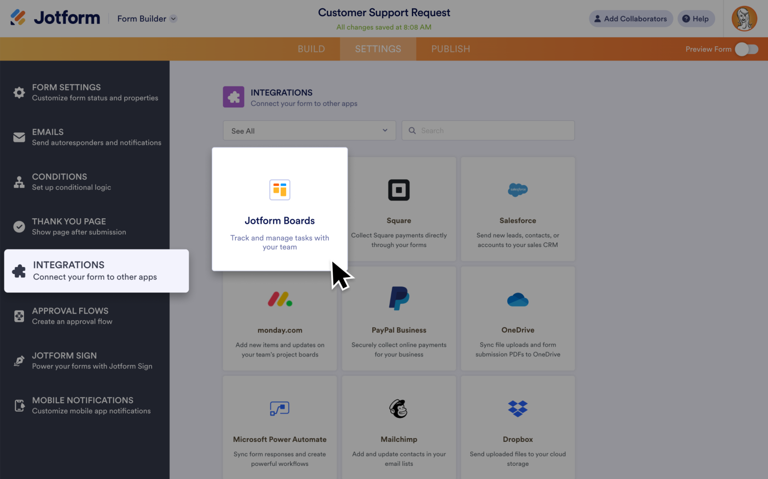 Jotform Boards Screenshot 2