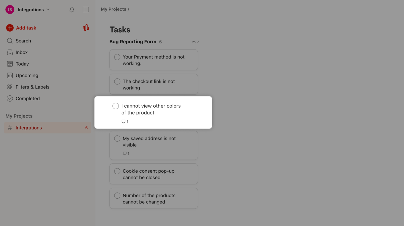 Todoist Screenshot 5