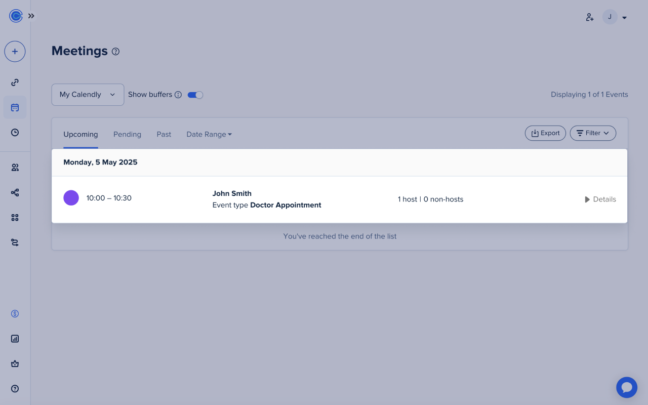 Calendly Screenshot 4