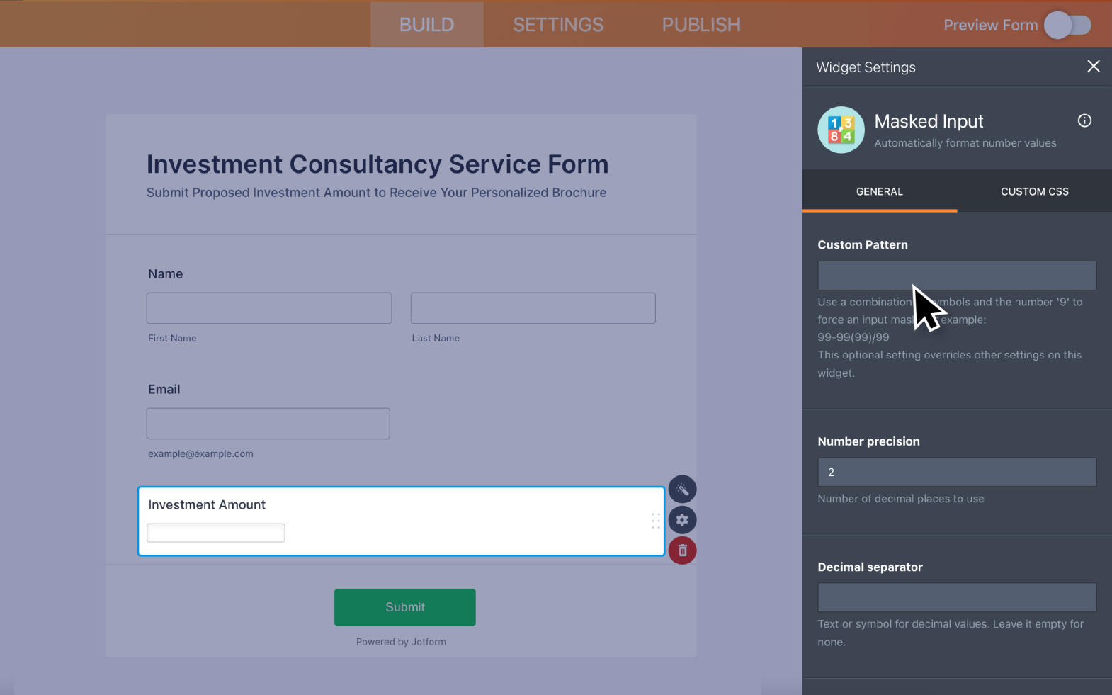 Masked Input Screenshot 3