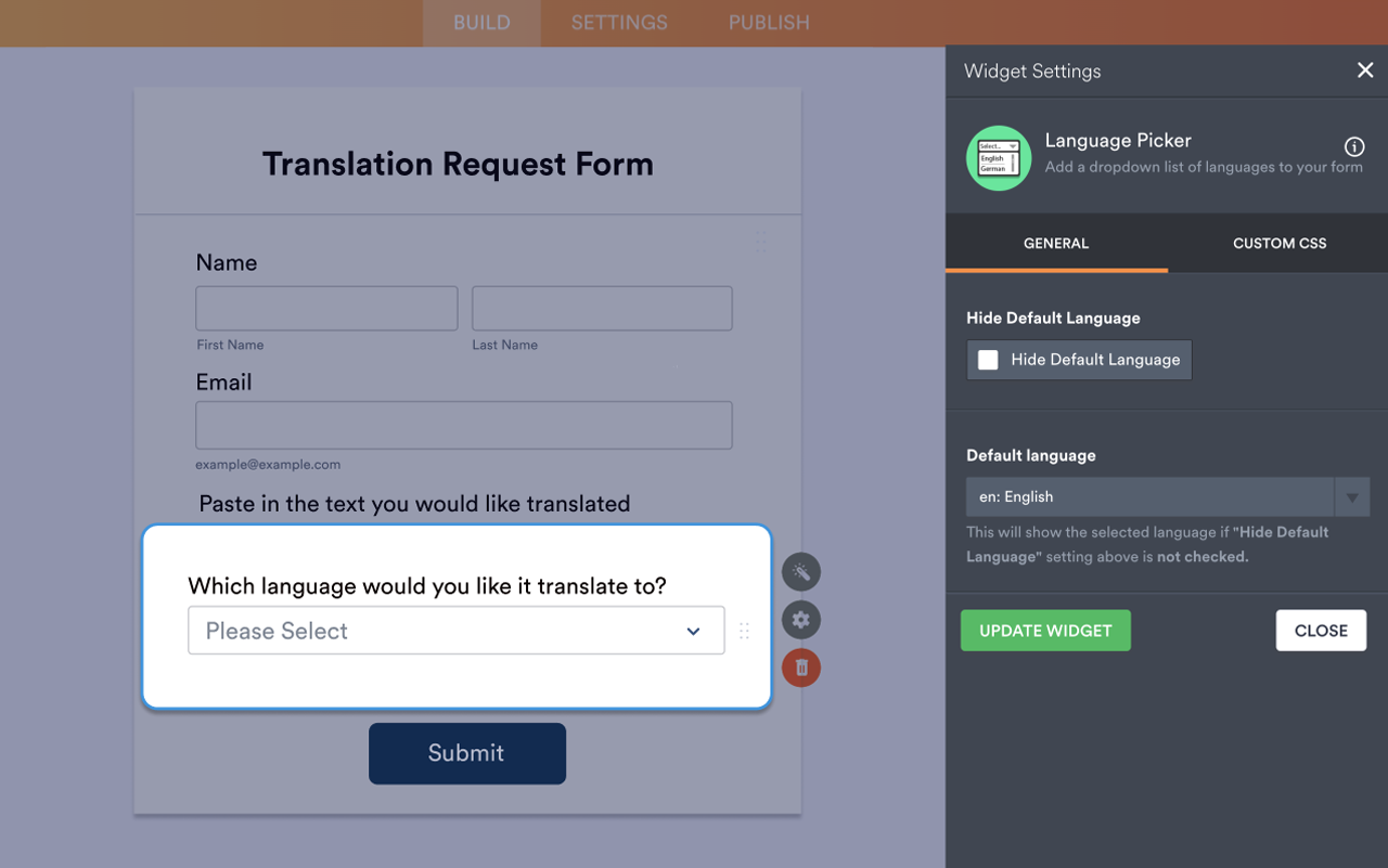 Language Picker Screenshot 3