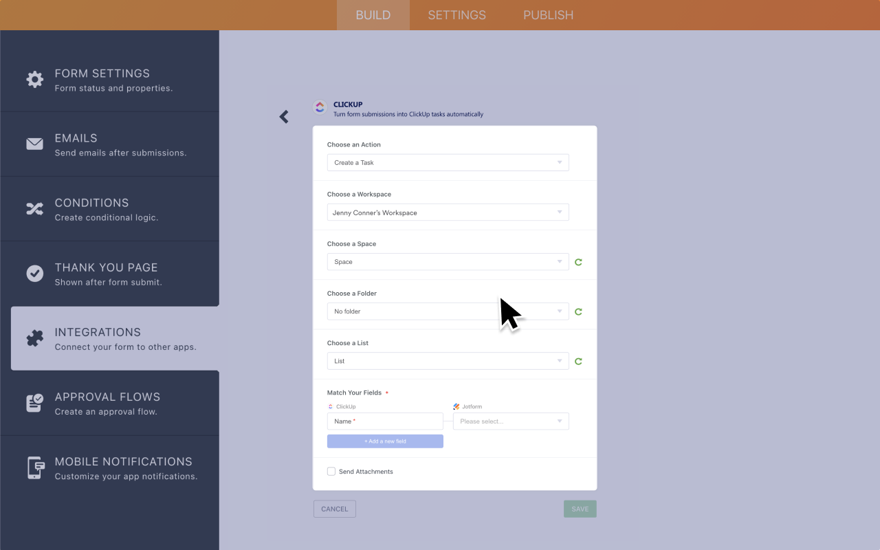 Jotform ClickUp Integration | Project Management Integrations