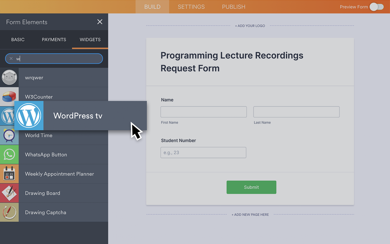 WordPress tv Screenshot 2