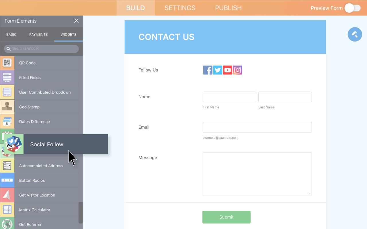 Social Follow Screenshot 2